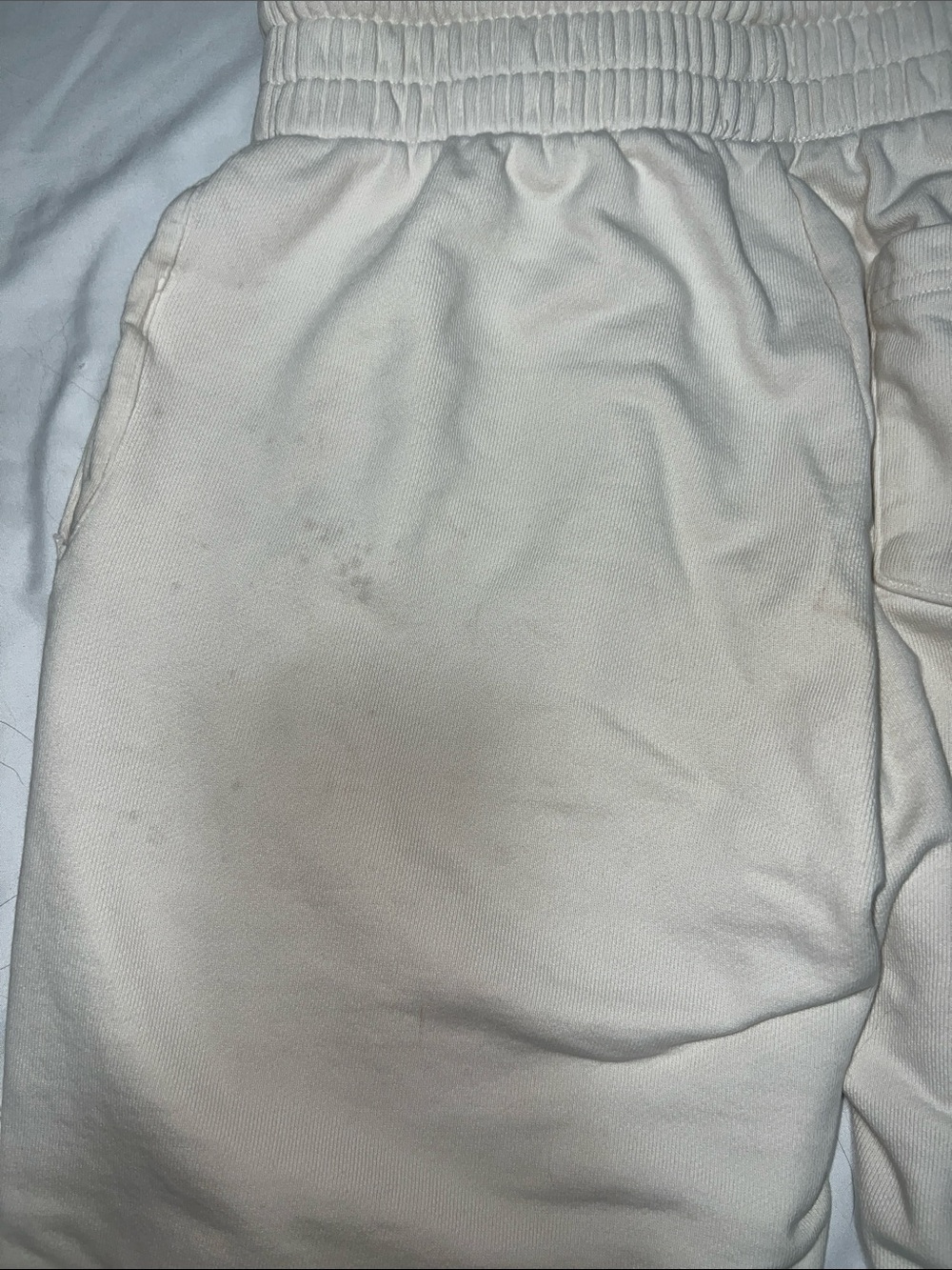 ty Branded Women's Cream Track Pants - Picture 2 of 4
